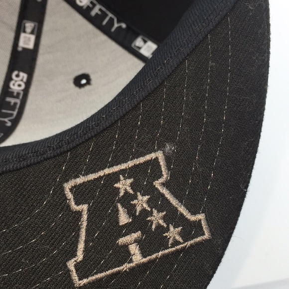 Pittsburgh Steelers NFL Black White Hat Baseball Cap 7 3/8 New Era - Picture 14 of 16